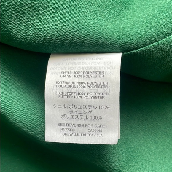 J.Crew Elegant Green Wrap Dress - Picture 5 of 7